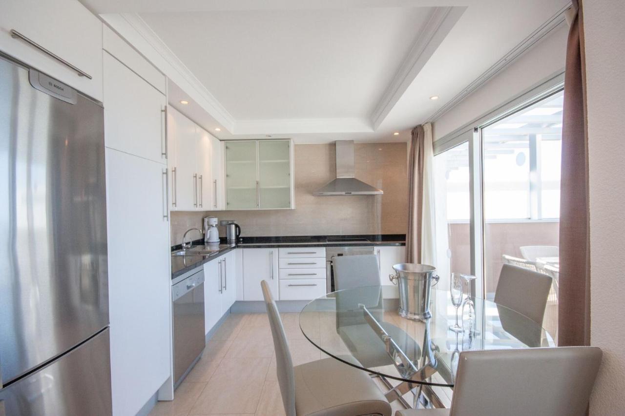 MogánLuxury Penthouse, Panoramic Sea Viewアパートメント エクステリア 写真