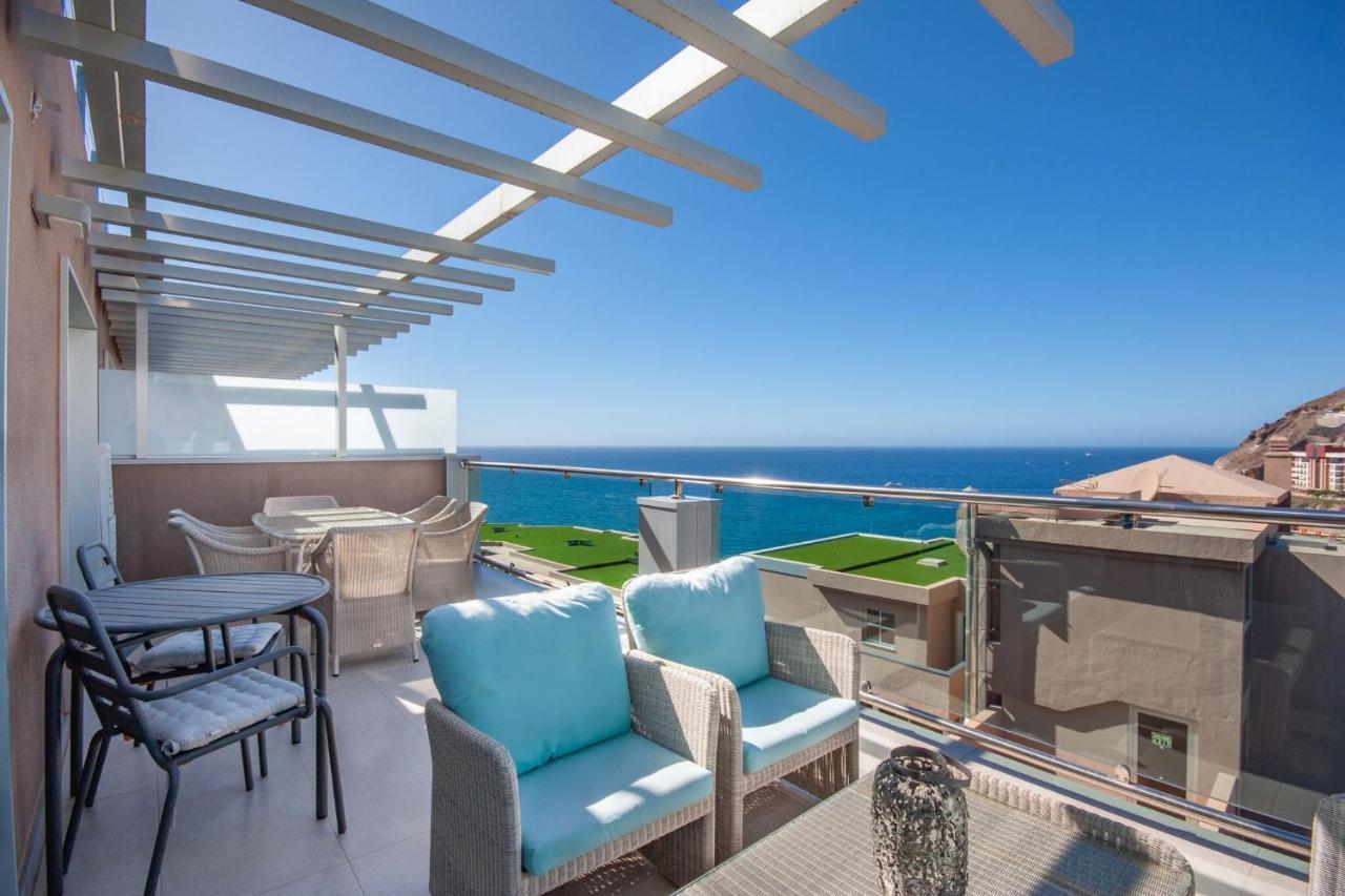 MogánLuxury Penthouse, Panoramic Sea Viewアパートメント エクステリア 写真